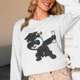 Dabbing Panda Bear Graduation Senior 2019 Shirt Unisex Long Sleeve T-Shirt