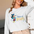 Disney Mickey Mouse Cap & Gown '25 Graduation Class Of 2025 Premium Tri-Blend Unisex Long Sleeve T-Shirt