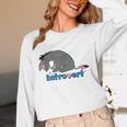 Disney Winnie The Pooh Introvert Eeyore Logo Unisex Long Sleeve T-Shirt Disney Winnie The Pooh Introvert Eeyore Logo Unisex Long Sleeve T-Shirt