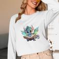 Easily Distracted By Dragon And Books Introvert Shirt Unisex Long Sleeve T-Shirt