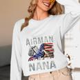 My Favorite Airman Calls Me Nana Air Force Graduation Nana Unisex Long Sleeve T-Shirt