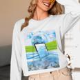 Frutiger Aero Aesthetic Tech Water Fishes Monitor Screen Raglan Baseball Tee Unisex Long Sleeve T-Shirt Frutiger Aero Aesthetic Tech Water Fishes Monitor Screen Raglan Baseball Tee Unisex Long Sleeve T-Shirt