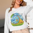 Frutiger Aero Y2K Fashion Trends Statement Piece Tech Orange Premium Unisex Long Sleeve T-Shirt