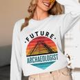 Future Archaeologist Pyramid Archaeology Student Graduation Unisex Long Sleeve T-Shirt