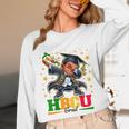 Future HBCU Grad Dabbing Kid Graduation For Boys Kids Unisex Long Sleeve T-Shirt