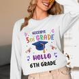 Goodbye 5th Grade Graduation 2025 6th Grade Graduate Kids Unisex Long Sleeve T-Shirt