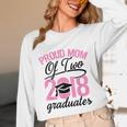 Graduation Shirt For Mom With Twins Proud Mom Of Two Unisex Long Sleeve T-Shirt