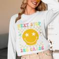 Groovy Next Stop 2nd Grade 1st Grade Graduation 2025 Premium Unisex Long Sleeve T-Shirt