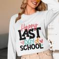 Happy Last Day Of School Kids Teacher Student Graduation Unisex Long Sleeve T-Shirt