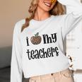 I Heart My Teachers I Love My Teachers Graduation Kids Teens Unisex Long Sleeve T-Shirt