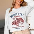 Hotrod Rebel Automotive Nostalgia Old Car Distressed Unisex Long Sleeve T-Shirt