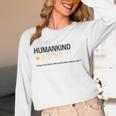 Humankind One Star Introvert People Rating Unisex Long Sleeve T-Shirt