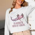 Id Rather Be With My Axolotl Salamander Introvert Unisex Long Sleeve T-Shirt Id Rather Be With My Axolotl Salamander Introvert Unisex Long Sleeve T-Shirt