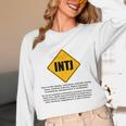 INTJ Warnings Architect Personality Type Introvert Unisex Long Sleeve T-Shirt INTJ Warnings Architect Personality Type Introvert Unisex Long Sleeve T-Shirt