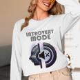 Introvert Mode Finding Inner Peace In Silence Unisex Long Sleeve T-Shirt Introvert Mode Finding Inner Peace In Silence Unisex Long Sleeve T-Shirt