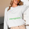 Introvert But Willing To Discuss Microgreens Urban Farming Unisex Long Sleeve T-Shirt