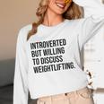 Introverted Weightlifter Gym Weightlifting Introvert Unisex Long Sleeve T-Shirt Introverted Weightlifter Gym Weightlifting Introvert Unisex Long Sleeve T-Shirt