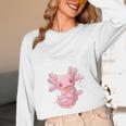 Introverted But Willing To Discuss Axolotl Salamander Raglan Baseball Tee Unisex Long Sleeve T-Shirt