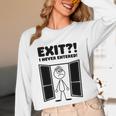 Irony Sarcasm Introvert Dry Humor Cartoon Comic Geek Nerd Unisex Long Sleeve T-Shirt Irony Sarcasm Introvert Dry Humor Cartoon Comic Geek Nerd Unisex Long Sleeve T-Shirt