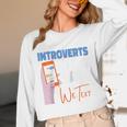 We Just Text Introvert For Quiet People Raglan Baseball Tee Unisex Long Sleeve T-Shirt
