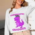 Kids Kindergarten Graduation Idea For Girls Dinosaur Unisex Long Sleeve T-Shirt