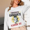 Kids Kindergarten Nailed It Shirt 2019 Shark Graduation Tee Unisex Long Sleeve T-Shirt