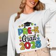 Kids Pre-K Grad 2025 Preschool Prek Graduation Unisex Long Sleeve T-Shirt