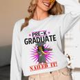 Kids Pre K Graduation Flossing Girl Nailed It Graduate Girls Unisex Long Sleeve T-Shirt