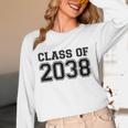 Kindergarten Class Of 2038 First Day School Graduation Unisex Long Sleeve T-Shirt