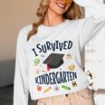 Kindergarten Graduation Shirt I Survived Kindergarten Unisex Long Sleeve T-Shirt