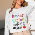 Kindergarten Nailed It 2018 Class Graduation T-Shirt Unisex Long Sleeve T-Shirt