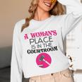 Lawyer Attorney Law School Graduation Female Women Unisex Long Sleeve T-Shirt