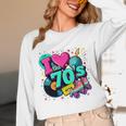 I Love The 70s Retro Cassette Roller Vinyl Disco Nostalgia Premium Tri-Blend Unisex Long Sleeve T-Shirt