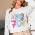 I Love 70's Retro Style Nostalgia Vibe 1970's Party Premium Tri-Blend Unisex Long Sleeve T-Shirt I Love 70's Retro Style Nostalgia Vibe 1970's Party Premium Tri-Blend Unisex Long Sleeve T-Shirt