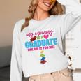 My Mommy Is A Graduate Proud Son Daughter T-Shirt Graduation Unisex Long Sleeve T-Shirt