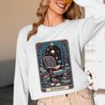 Mystical Library Book Reader The Introvert Tarot Card Unisex Long Sleeve T-Shirt Mystical Library Book Reader The Introvert Tarot Card Unisex Long Sleeve T-Shirt