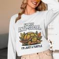 Not Anti Social Im Just A Turtle Sarcastic Introvert Humor Premium Tri-Blend Unisex Long Sleeve T-Shirt Not Anti Social Im Just A Turtle Sarcastic Introvert Humor Premium Tri-Blend Unisex Long Sleeve T-Shirt