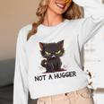 Not A Hugger Tee Angry Cat Sarcastic Cute Introvert Unisex Long Sleeve T-Shirt Not A Hugger Tee Angry Cat Sarcastic Cute Introvert Unisex Long Sleeve T-Shirt