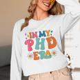In My Phd Era Groovy Phd Graduation Future Doctor Unisex Long Sleeve T-Shirt