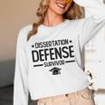 PhD Graduation Dissertation Defense Survivor PhD Unisex Long Sleeve T-Shirt