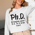 Phd Shirt Bs Doctorate Graduation Doctoral Unisex Long Sleeve T-Shirt