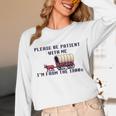 PLEASE BE PATIENT WITH ME I'M FROM THE 1900s 90s Meme Premium Unisex Long Sleeve T-Shirt