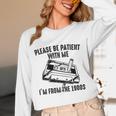 Please Be Patient With Me I'm From The 1900s Cassette Pencil Premium Unisex Long Sleeve T-Shirt
