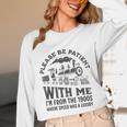 Please Be Patient With Me I'm From The 1900s Funny Train Unisex Long Sleeve T-Shirt Please Be Patient With Me I'm From The 1900s Funny Train Unisex Long Sleeve T-Shirt