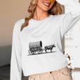Please Be Patient I'm From The 1900s Oxen And Wagon Premium Unisex Long Sleeve T-Shirt