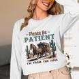 Please Be Patient I'm From The 1900s Stagecoach Western Vint Unisex Long Sleeve T-Shirt