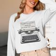 Please Be Patient With Me I'm From The 1900s Typewriter Premium Tri-Blend Unisex Long Sleeve T-Shirt