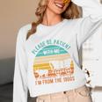 PLEASE BE PATIENT I'M FROM THE 1900s Vintage 1900s 90s Premium Tri-Blend Unisex Long Sleeve T-Shirt