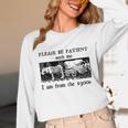 Please Be Patient With Me I'm From The 1900s Vintage Drowing Unisex Long Sleeve T-Shirt Please Be Patient With Me I'm From The 1900s Vintage Drowing Unisex Long Sleeve T-Shirt