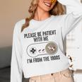 Please Be Patient With Me I'm From The 1900s Vintage Gamer Unisex Long Sleeve T-Shirt Please Be Patient With Me I'm From The 1900s Vintage Gamer Unisex Long Sleeve T-Shirt